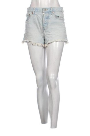 Pantaloni scurți de femei Mango, Mărime S, Culoare Albastru, Preț 53,00 Lei, #137047786