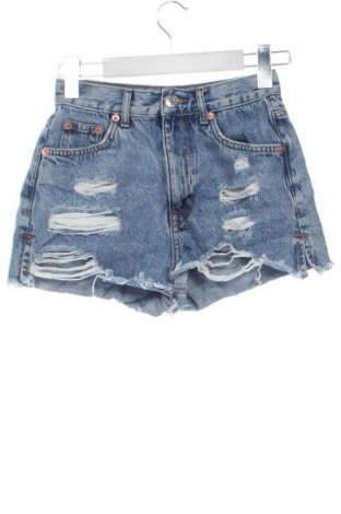 Pantaloni scurți de femei Pull&Bear, Mărime XS, Culoare Albastru, Preț 41,99 Lei, #137106538