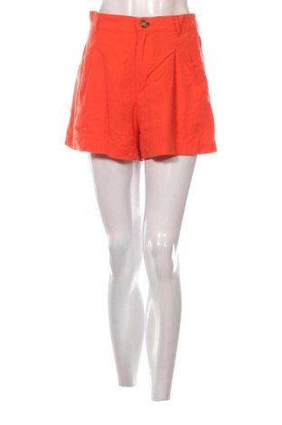 Pantaloni scurți de femei Zara, Mărime S, Culoare Portocaliu, Preț 73,49 Lei, #137131294