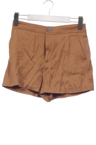 Дамски къс панталон Zara, Размер XS, Цвят Кафяв, Цена 14,82 €, #136935909