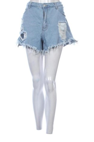 Pantaloni scurți de femei SHEIN, Mărime XXL, Culoare Albastru, Preț 61,99 Lei, #136990504