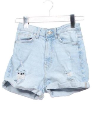 Pantaloni scurți de femei Sinsay, Mărime XS, Culoare Albastru, Preț 47,24 Lei, #137015153