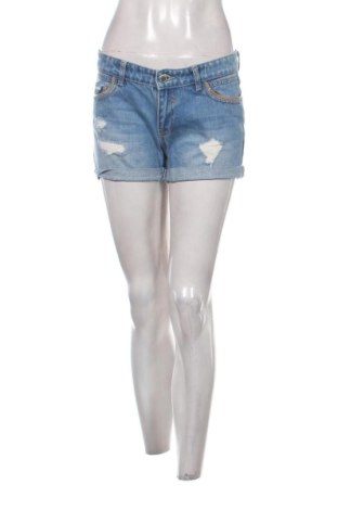 Pantaloni scurți de femei Stradivarius, Mărime M, Culoare Albastru, Preț 52,49 Lei, #137129331