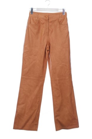 Dámske kožené nohavice  Sezane, Veľkosť XS, Farba Hnedá, Cena  121,35 €, #137069086