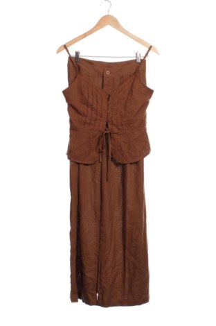 Costum de femei SHEIN, Mărime XS, Culoare Maro, Preț 167,97 Lei, #137046463