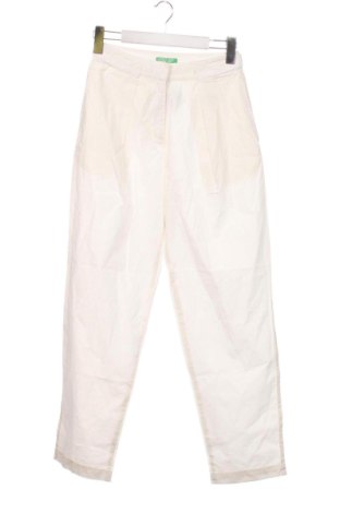 Pantaloni de femei United Colors Of Benetton, Mărime XXS, Culoare Ecru, Preț 251,99 Lei, #136993233