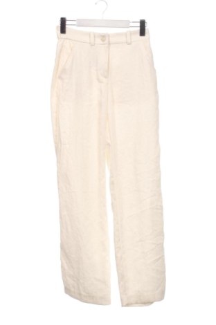 Dámské kalhoty  H&M, Velikost XS, Barva Krémová, Cena  309,00 Kč, #137016997