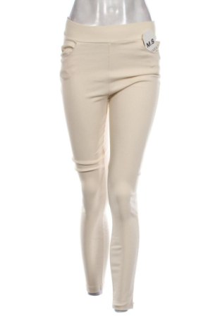 Pantaloni de femei M.Sara, Mărime M, Culoare Ecru, Preț 89,27 Lei, #137036182
