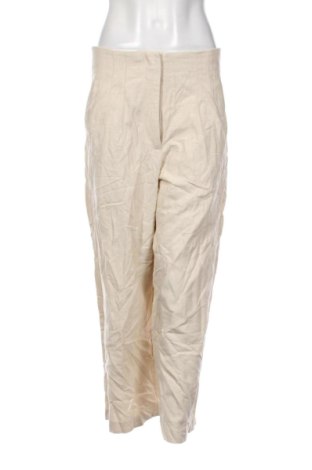 Damskie spodnie Zara, Rozmiar M, Kolor ecru, Cena 68,99 zł, #137046501