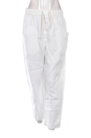 Pantaloni de femei Lefties, Mărime XL, Culoare Alb, Preț 69,99 Lei, #137048580