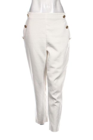 Damskie spodnie Zara, Rozmiar M, Kolor ecru, Cena 68,99 zł, #137063846
