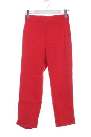 Дамски панталон Stradivarius, Размер XS, Цвят Червен, Цена 8,00 €, #137069586