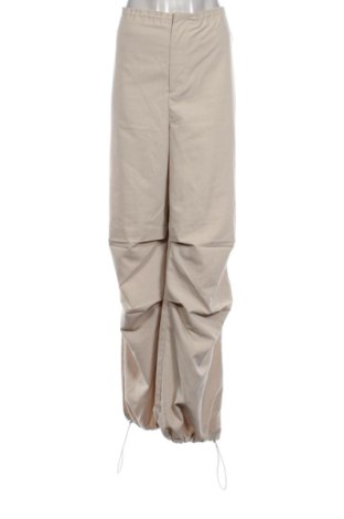 Pantaloni de femei Boohoo, Mărime L, Culoare Bej, Preț 54,99 Lei, #137070326