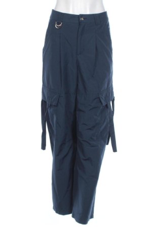 Pantaloni de femei Bershka, Mărime S, Culoare Albastru, Preț 57,74 Lei, #137083684