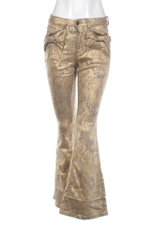 Pantaloni de femei Romwe, Mărime S, Culoare Auriu, Preț 52,00 Lei, #137084925