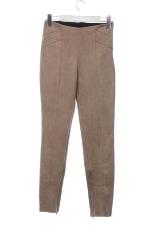 Дамски панталон Zara, Размер XXS, Цвят Кафяв, Цена 15,05 €, #137088642