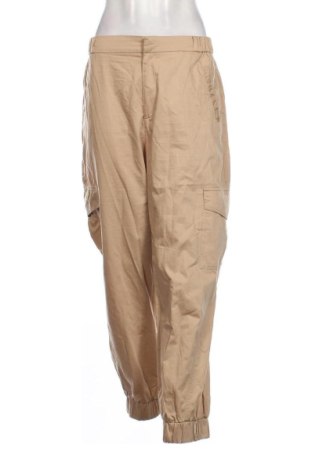 Damskie spodnie Zara, Rozmiar XL, Kolor Beżowy, Cena 60,00 zł, #137089679