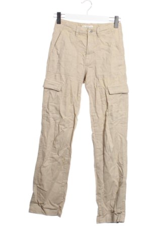 Dámské kalhoty  Pull&Bear, Velikost XS, Barva Béžová, Cena  299,00 Kč, #137092787