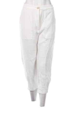 Дамски панталон Zara, Размер XL, Цвят Екрю, Цена 17,38 €, #137121350