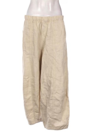 Pantaloni de femei Zara, Mărime M, Culoare Bej, Preț 100,99 Lei, #137128748