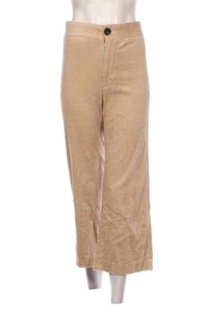 Pantaloni de femei Zara, Mărime S, Culoare Bej, Preț 61,73 Lei, #137129315