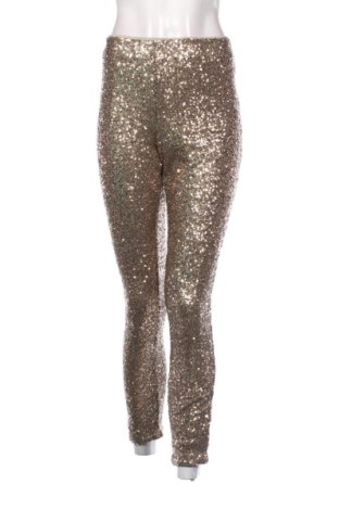 Pantaloni de femei H&M, Mărime XL, Culoare Auriu, Preț 77,68 Lei, #137090591