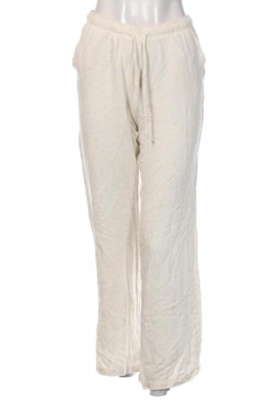 Pantaloni de femei Stradivarius, Mărime S, Culoare Ecru, Preț 71,99 Lei, #137102841
