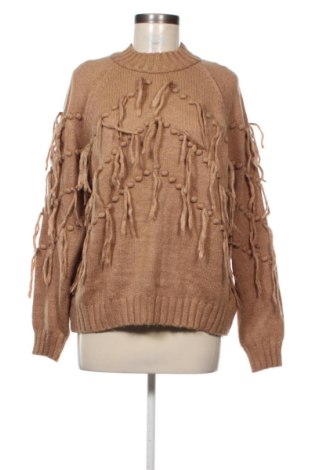 Pulover de femei FullaModa, Mărime M, Culoare Bej, Preț 62,99 Lei, #137049237