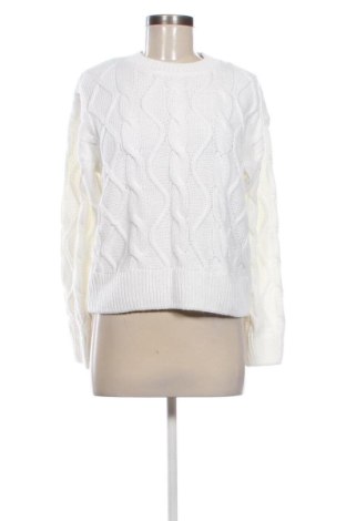 Pulover de femei Sinsay, Mărime M, Culoare Alb, Preț 62,99 Lei, #137141422