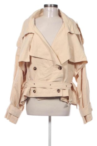 Trench de femei Boohoo, Mărime XL, Culoare Bej, Preț 183,50 Lei, #137080231