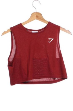Damski sportowy top Gymshark, Rozmiar XS, Kolor Czerwony, Cena 54,99 zł, #137006337