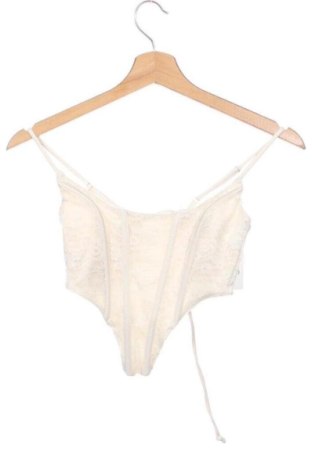 Damentop Bershka, Größe XS, Farbe Ecru, Preis 12,00 €, #136870675