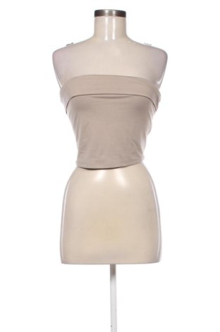 Top de femei Bershka, Mărime XS, Culoare Bej, Preț 26,25 Lei, #137030495