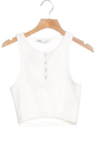 Дамски топ Zara, Размер XXS, Цвят Бял, Цена 15,00 €, #137052901