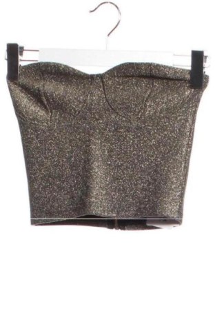 Damski top H&M, Rozmiar XXS, Kolor Złocisty, Cena 38,10 zł, #137114578