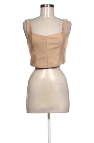 Top de femei Stradivarius, Mărime M, Culoare Bej, Preț 47,24 Lei, #137120317