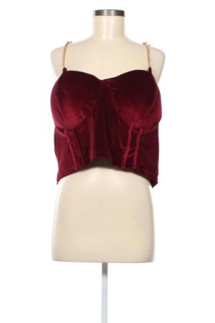 Дамски топ SHEIN, Размер 4XL, Цвят Червен, Цена 10,73 €, #137053477