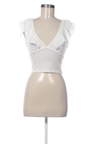 Női top Bershka, Méret XS, Szín Fehér, Ár 5 337 Ft, #137108000