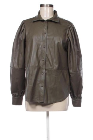 Dámska kožená bunda  H&M, Veľkosť M, Farba Zelená, Cena  20,00 €, #137021922