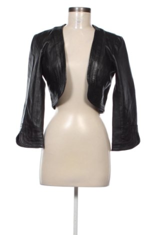 Дамско кожено яке Vero Moda, Размер XS, Цвят Черен, Цена 43,06 €, #137027490