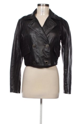 Geacă de piele pentru femei Unbranded, Mărime M, Culoare Negru, Preț 281,99 Lei, #137070950