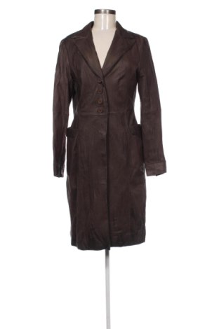 Geacă de piele pentru femei Unbranded, Mărime S, Culoare Maro, Preț 307,12 Lei, #137096084