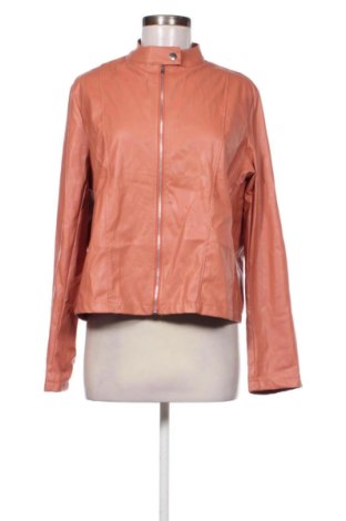 Geacă de piele pentru femei Unbranded, Mărime XXL, Culoare Portocaliu, Preț 159,00 Lei, #137110380