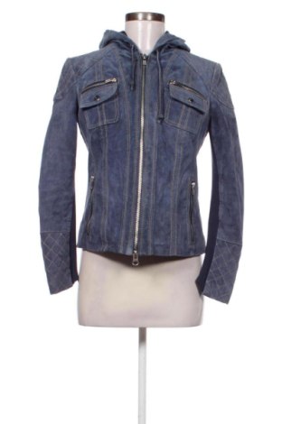 Damen Lederjacke Best Connections, Größe S, Farbe Blau, Preis € 66,11, #137129965