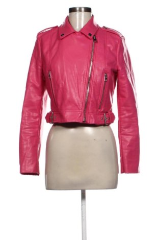 Damen Lederjacke Zara, Größe M, Farbe Rosa, Preis 16,00 €, #137039015
