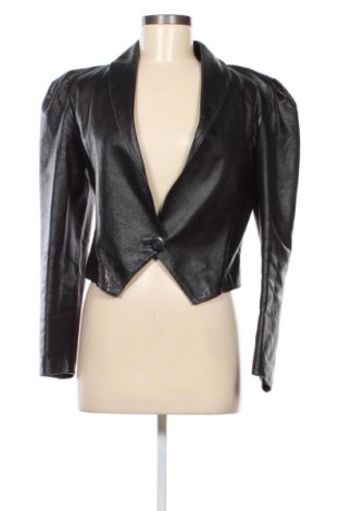 Geacă de piele pentru femei Unbranded, Mărime S, Culoare Negru, Preț 346,44 Lei, #137110342