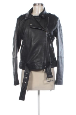 Дамско кожено яке BOSS, Размер M, Цвят Черен, Цена 403,92 €, #137125111