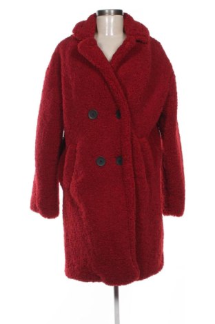 Palton de femei Bershka, Mărime M, Culoare Roșu, Preț 199,46 Lei, #137132819