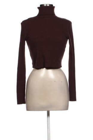Дамско полo Zara, Размер L, Цвят Кафяв, Цена 10,00 €, #137127979