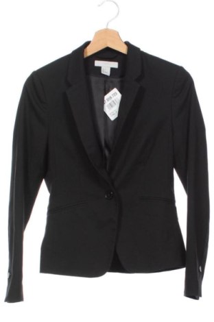 Sacou de femei H&M, Mărime XS, Culoare Negru, Preț 89,23 Lei, #137059723